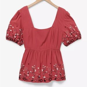 Disney Mulan Floral Women's Smock Blouse - BoxLunch‎ Exclusive